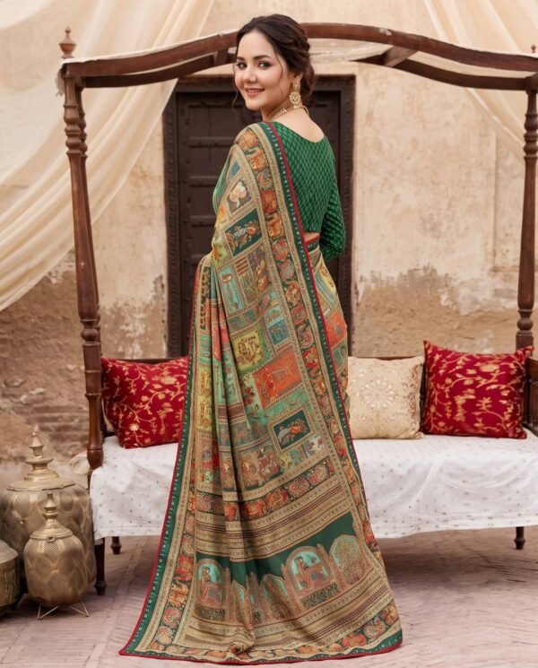 Green Silk Saree