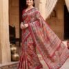 Rich Red Silk Saree