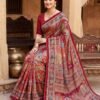 Rich Red Silk Saree