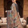 Dark Brown Silk Saree