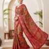 Orange Silk Saree