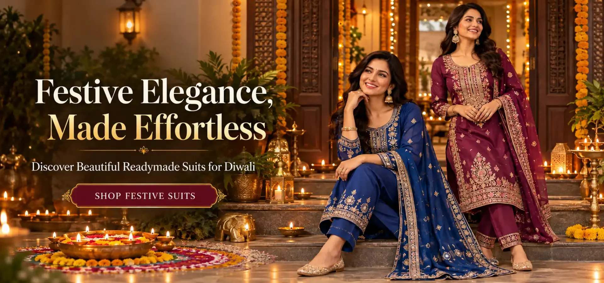 Festive Elegance in Traditional Suits