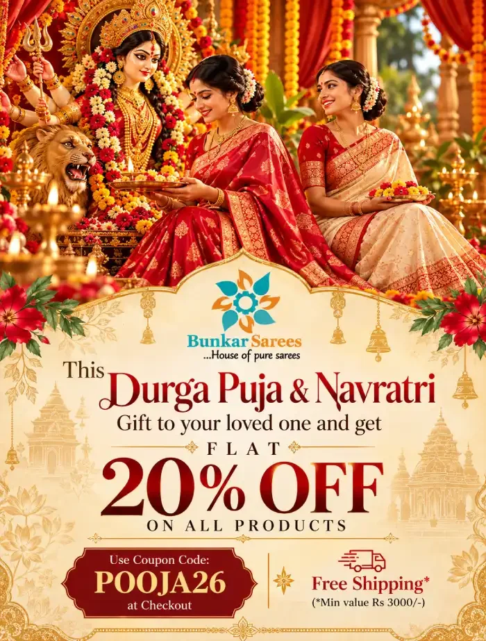 Festive Durga Puja Saree Sale